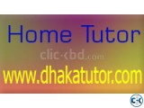 Home tutor Dhaka