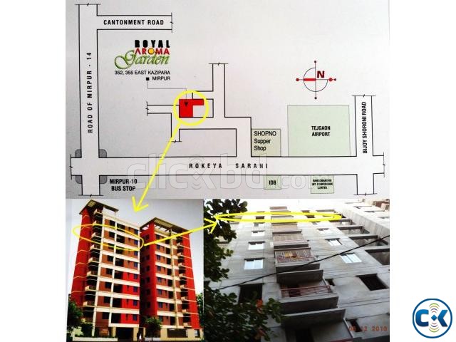 Ready Flat for Sale at Kazipara Mirpur 1200sft large image 0