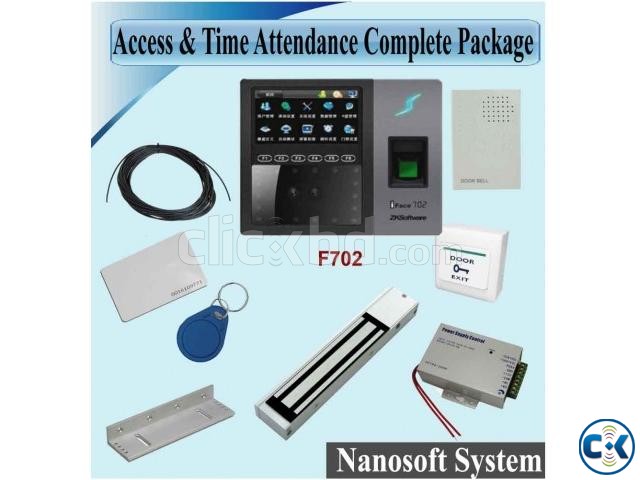 Face recognition time attendance system large image 0