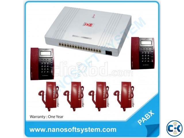 PABX System 16Channel with 12 Phone set large image 0