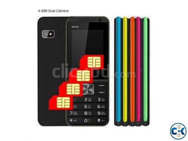 4 Sim Mobile With Warranty large image 0