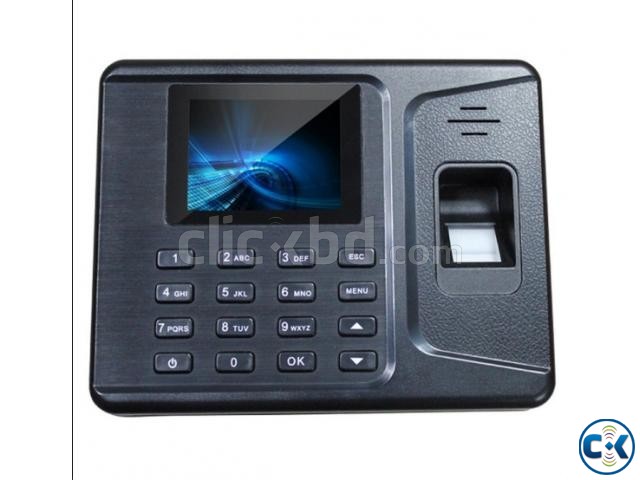 Fingerprint RFID card time attendance system large image 0