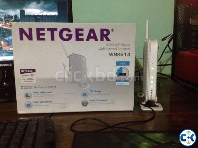 Netgear WNR614 300Mbps Wireless Router large image 0