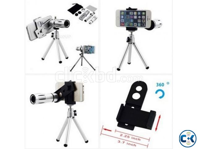 Universal 12X Zoom Telescope Mobile Phone Lens. large image 0