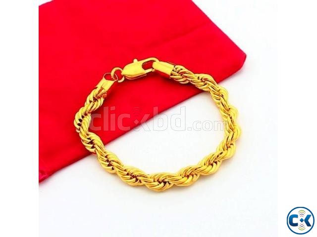 Gold Plated Bracelet Full. large image 0