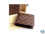 LV Leather Wallet for Men
