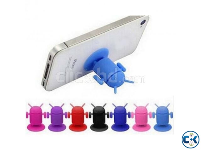 Android Robot Mobile Holder Stand for iPhone 4 4S Touch iPad large image 0