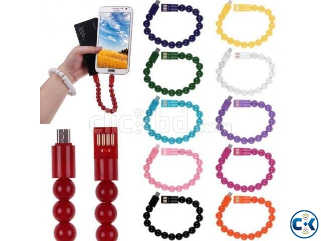 Bracelet Micro USB Charger Data Sync Cable large image 0