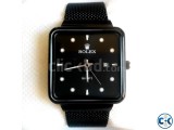 Rolex Pure Black Square Watch