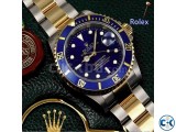 Rolex Oyster Chain with Blue Dialer