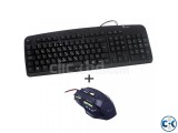 A.tech Gameing Mouse and Multimedia Keyboard