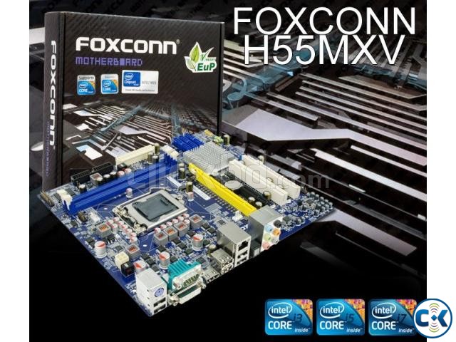 Foxconn H55MXV 1156 Motherboard and core i3 processor 3.2GHZ large image 0