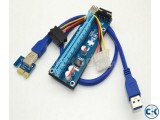 PCI-E 16X to 1X Adapter USB 3.0 Riser Cable