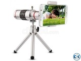 12x Universal Mobile Camera Lens With Tripod Stand Silver.