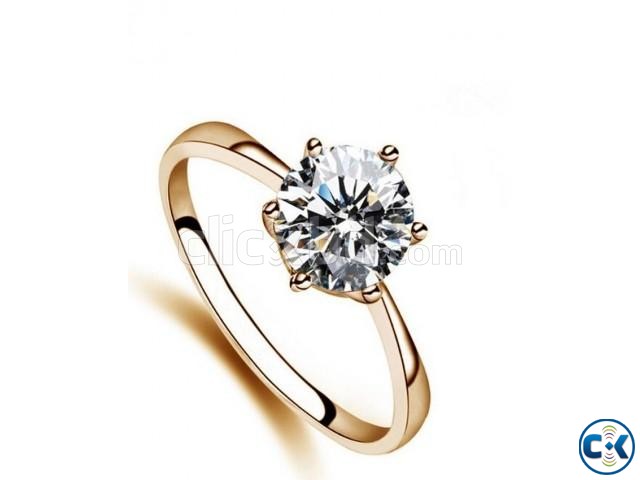 High quality Rose Gold Plated Classic rings for women large image 0