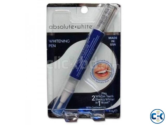 Absolute White Teeth Whitening Pen Made in USA Dr Fresh large image 0