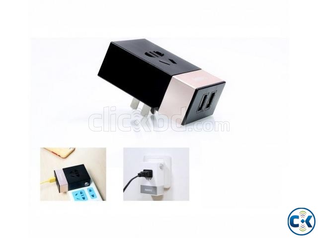 Remax RM-2U Fast charging 2 USB 2.1A 1A Wall Socket large image 0