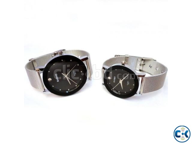 Bariho Stainless Steel Unisex Wrist Watch 2pc large image 0