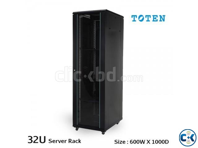 TOTEN 32U Server Rack Cabinet 600X1000mm Glass Door large image 0