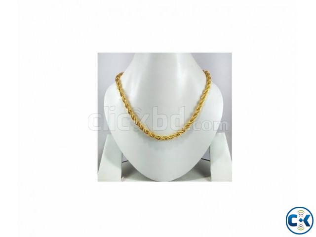 Yellow Gold Plated Metal Chain large image 0