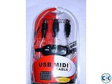 Midi To USB Cable for Keyboard Others NEW 