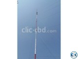 One Leg 80ft Internet tower