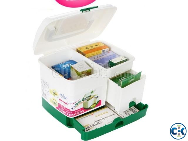 Medicine Box first Aid Kit storage Boxes Organizer large image 0