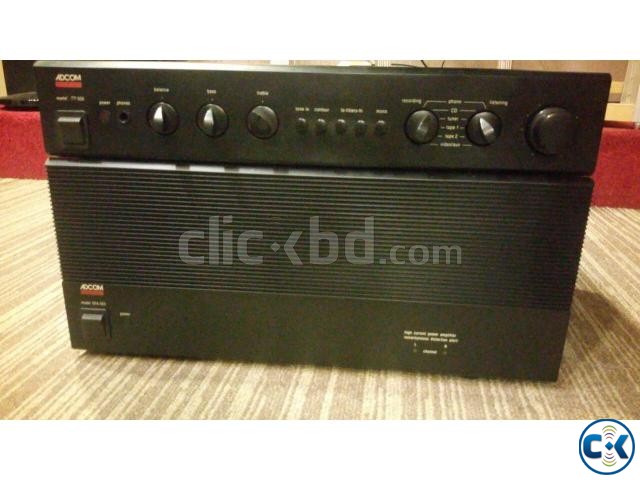 Adcom GFA 555 Power with GFP 555 Pre Amp large image 0