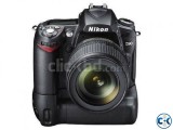Nikon D90 Battery Grip Lens 2 Batteries