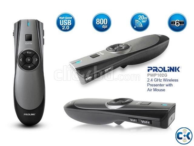 PROLiNK PWP102G Wireless Presenter with Air Mouse large image 0