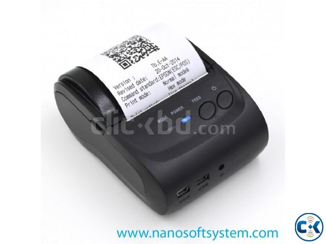 58mm Mini Portable Bluetooth Mobile Thermal Receipt large image 0