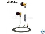 JBM S800 Hi-Fidelity Noise Isolating Earphone with Control 