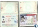 CHINA Contact VISA With Blank Passport