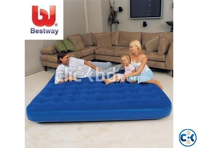 Bestway Double Air Bed free pumper large image 0