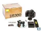 Nikon D5300 with AF-P 18-55mm VR