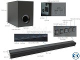 Sony CT380 soundbar speaker has 2.1 channel up to 300W sou