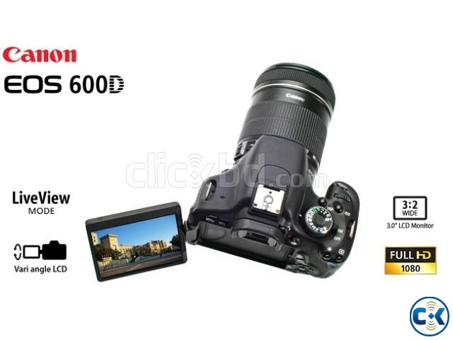 Canon EOS 600D 18MP 18-55mm Digital SLR Camera large image 0