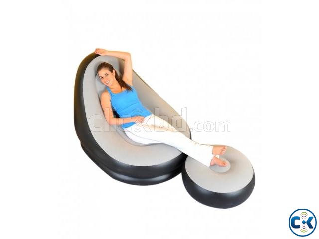 2 in 1 Air Chair and Footrest Sofa large image 0