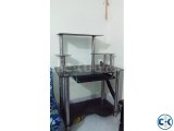 Glasstop Computer Table up for Sale Only 3500