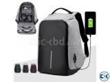 Anti-theft Backpack With USB Charge Port -Ash Color Code 14