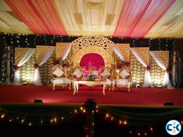 Wedding Stage decoration large image 0