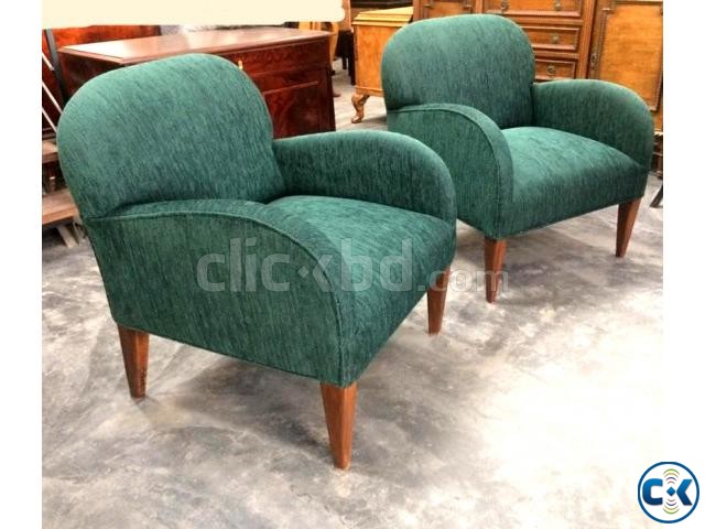 American living room sofa chairs pair  large image 0