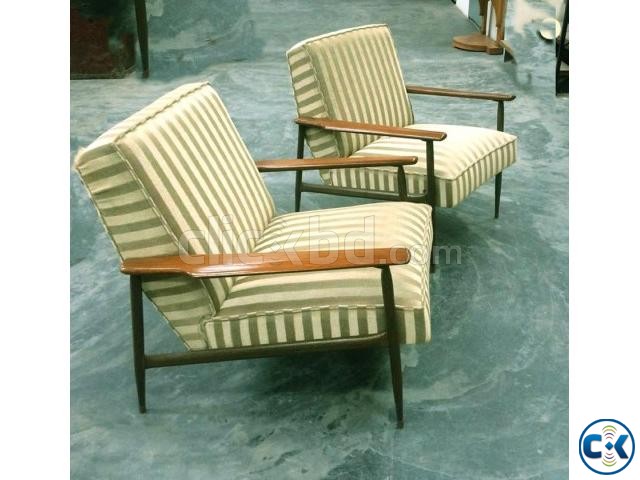 American Mid Century Modern living room chairs large image 0