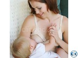 Cream Cotton Breast Feeding Bra For Women
