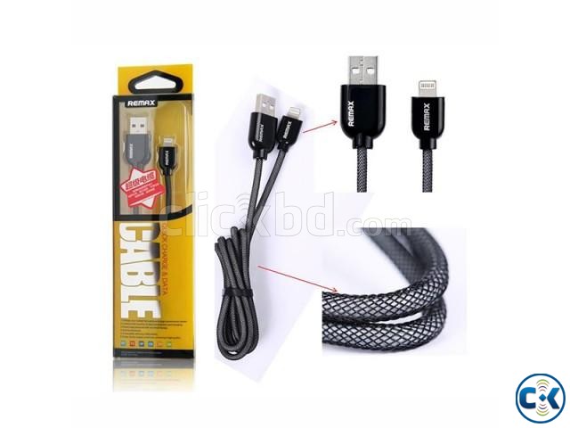 Remax iPhone Charging Data Cable large image 0