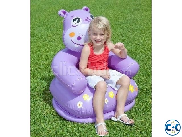 Catoon air Chair with pumper Kids chair large image 0