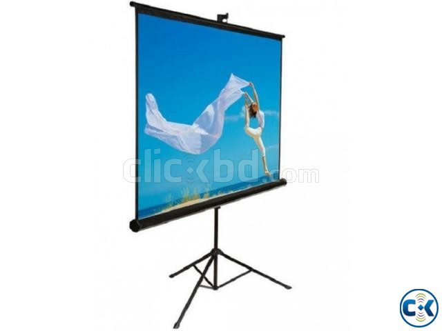 Tripod Projection Screen - 70 x 70  large image 0