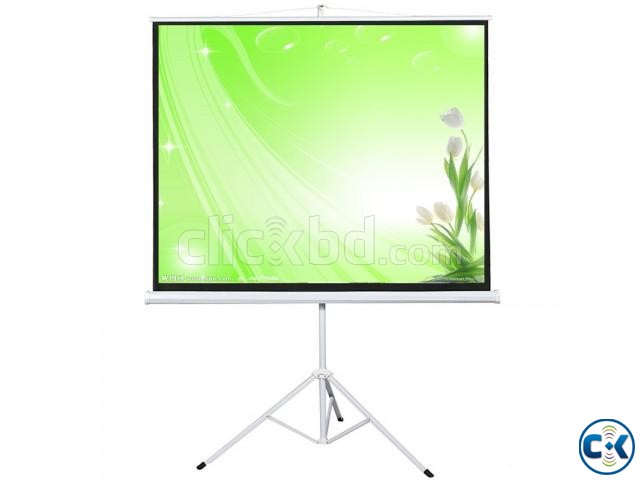 Buy 96 x 96 Portable Tripod Projector Screen large image 0