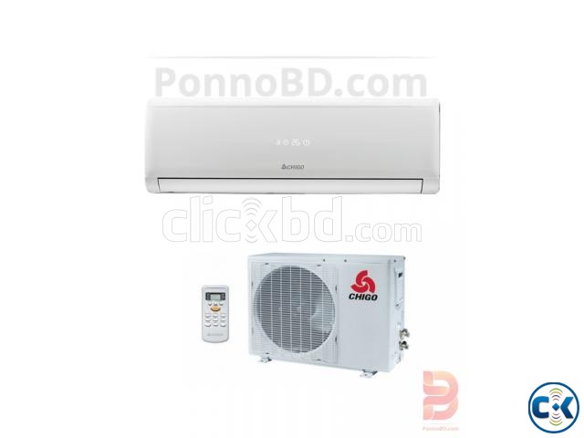Chigo 1 Ton 220V 12000 BTU Split Air Conditioner - White large image 0