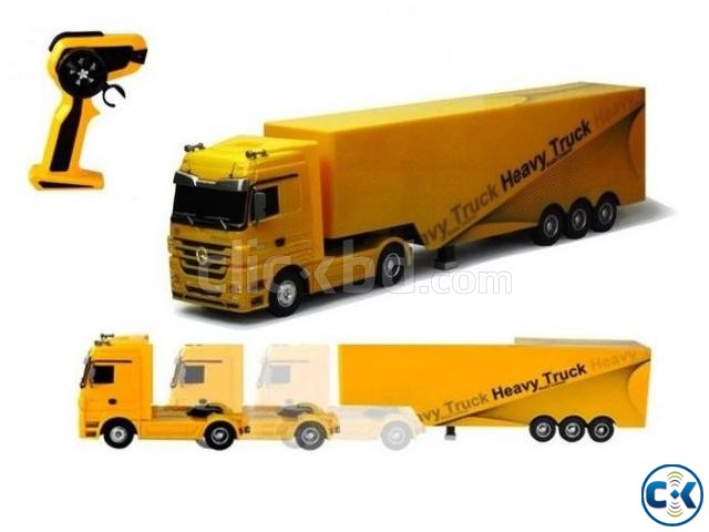 R C Heavy Truck Container - Yellow large image 0
